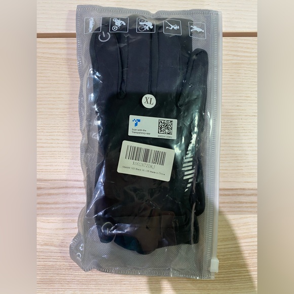 * sold * super warm black men’s gloves for using screens in the cold - Picture 3 of 7